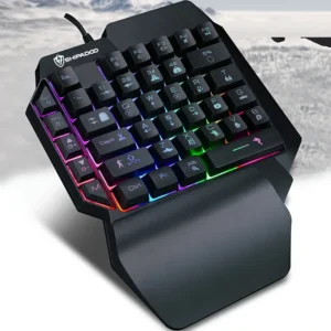 Single-handed gaming keybo...
